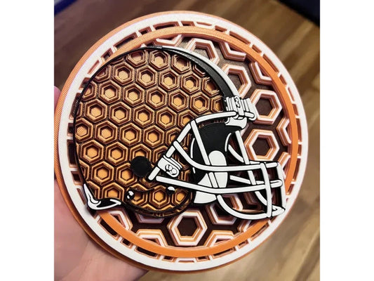 Cincinnati Bengals Wall Art Or Display 3D printed Dimensional Mosaic