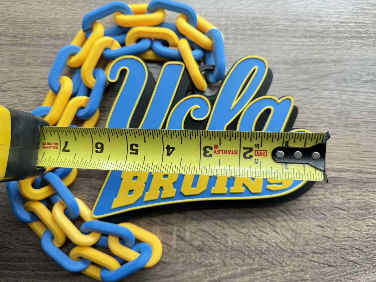 UCLA Bruins Logo Oversized Necklace, Hype Chain [Made To Order]