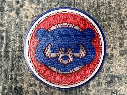 Chicago Cubs 79-93 Wall Art Or Display 3D printed Dimensional Mosaic