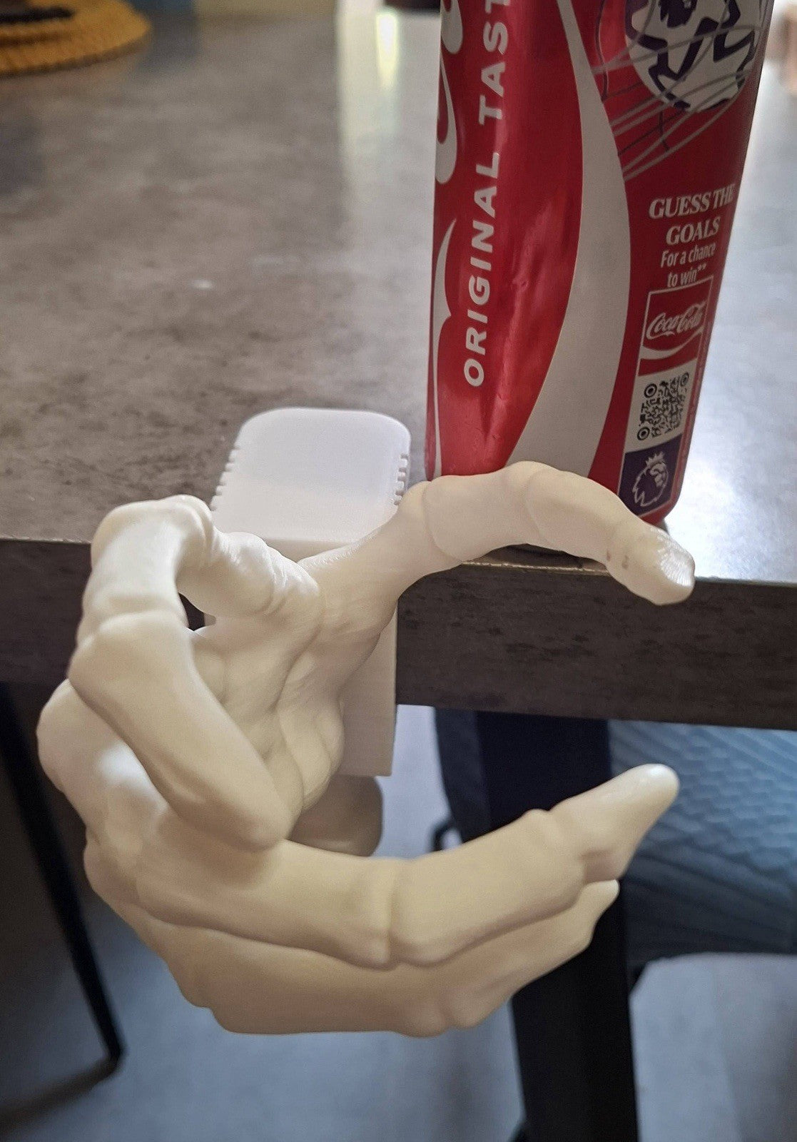 Skeleton Hand Desk Cup Holder - 3D Printed Gothic Office & Gaming Accessory