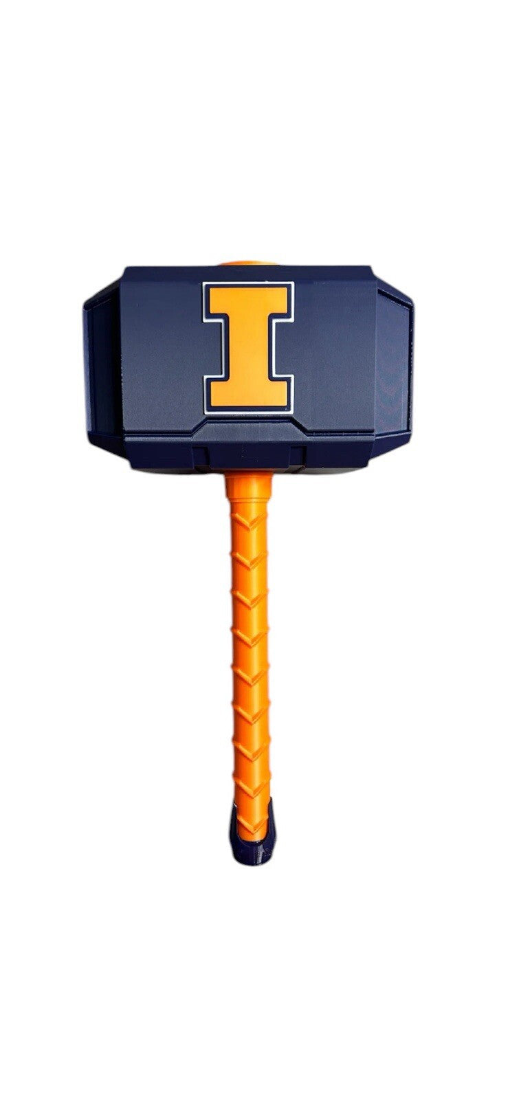 Illinois Fighting Illini NCAA Mjolnir Thor Hammer. 3D Printed Fan Art