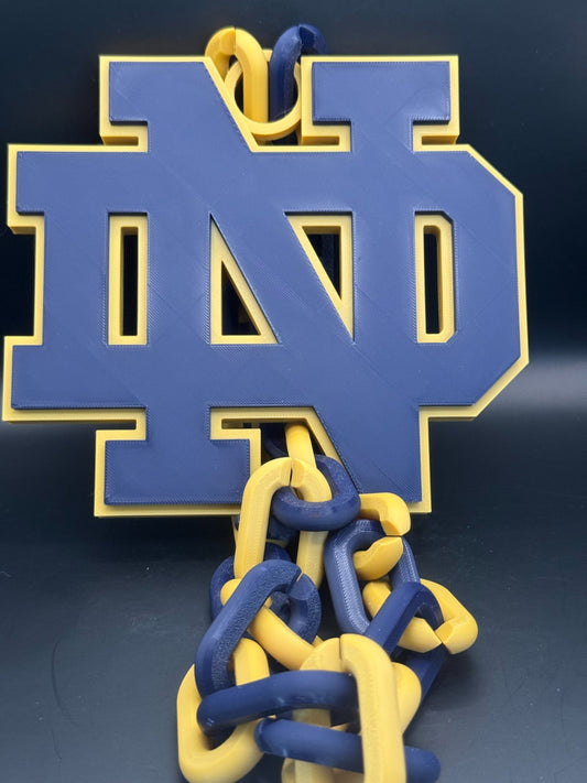 Notre Dame Fighting Irish Oversized Chain Logo Necklace