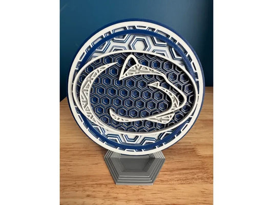 Penn State Nittany Lions Wall Art Or Display 3D printed Dimensional Mosaic