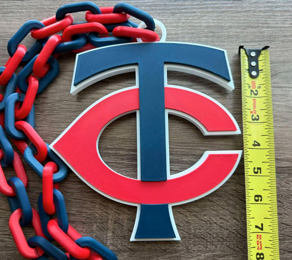 Minnesota Twins 3D Printed Sports Chain, Necklace