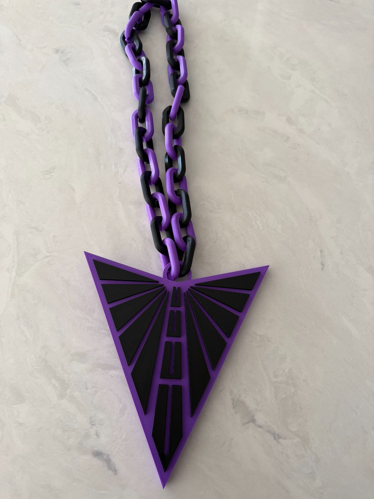 Golden State Valkyries Oversized Necklace, Hype Chain WNBA HandMade 3D Printed