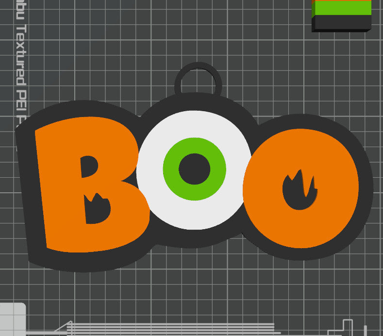 Halloween BOO 3D printed Hype Chain with 26 Links Per Chain