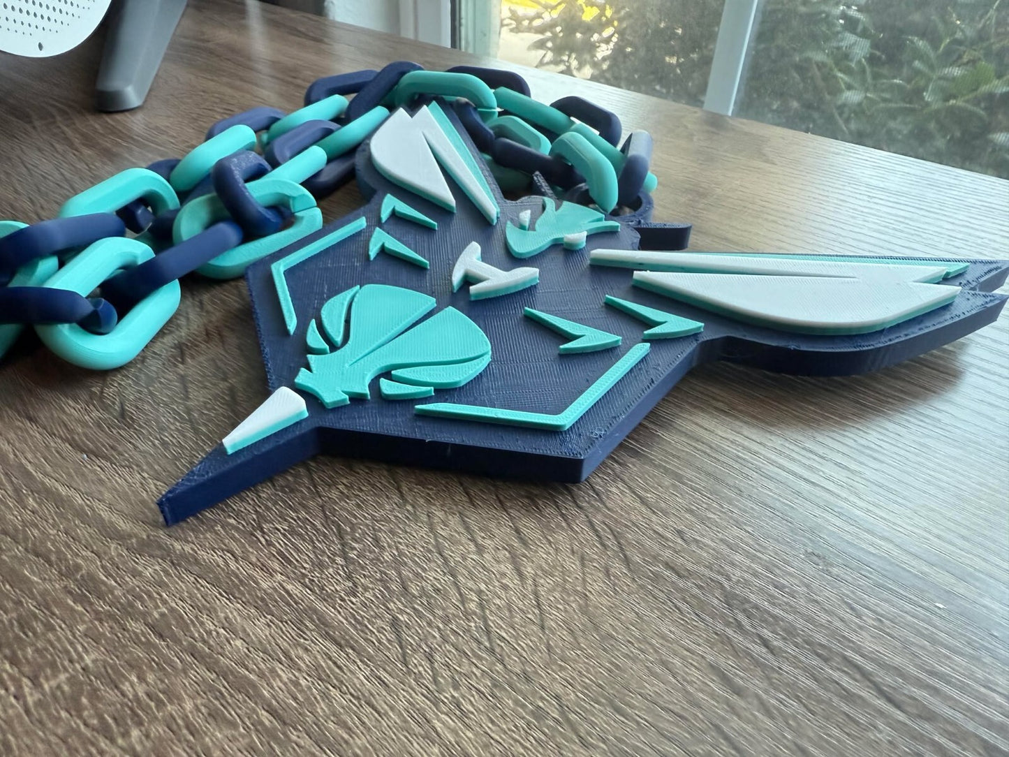 Charlotte Hornets Oversized Necklace, Pendant Chain [Made To Order]