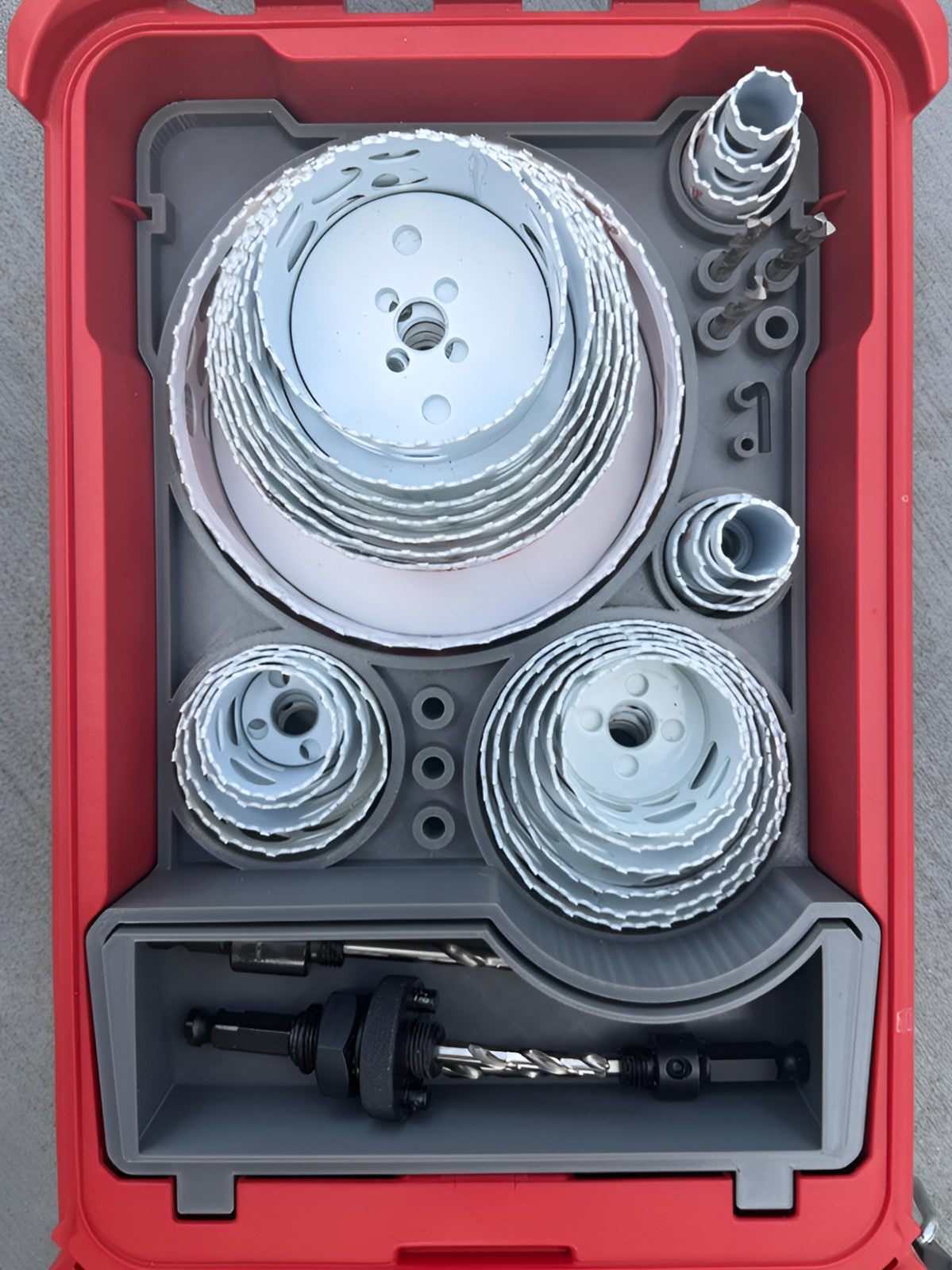 Insert for Milwaukee HOLE DOZER Universal Hole Saw Bits & Packout Organizer