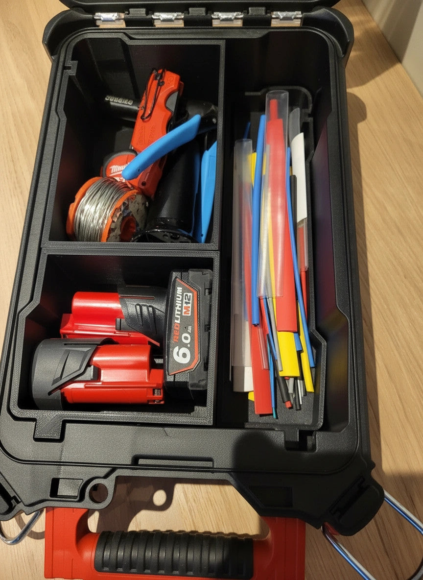 Soldering Iron Organizer For Milwaukee M12 Packout Compact Organizer Insert V2MD