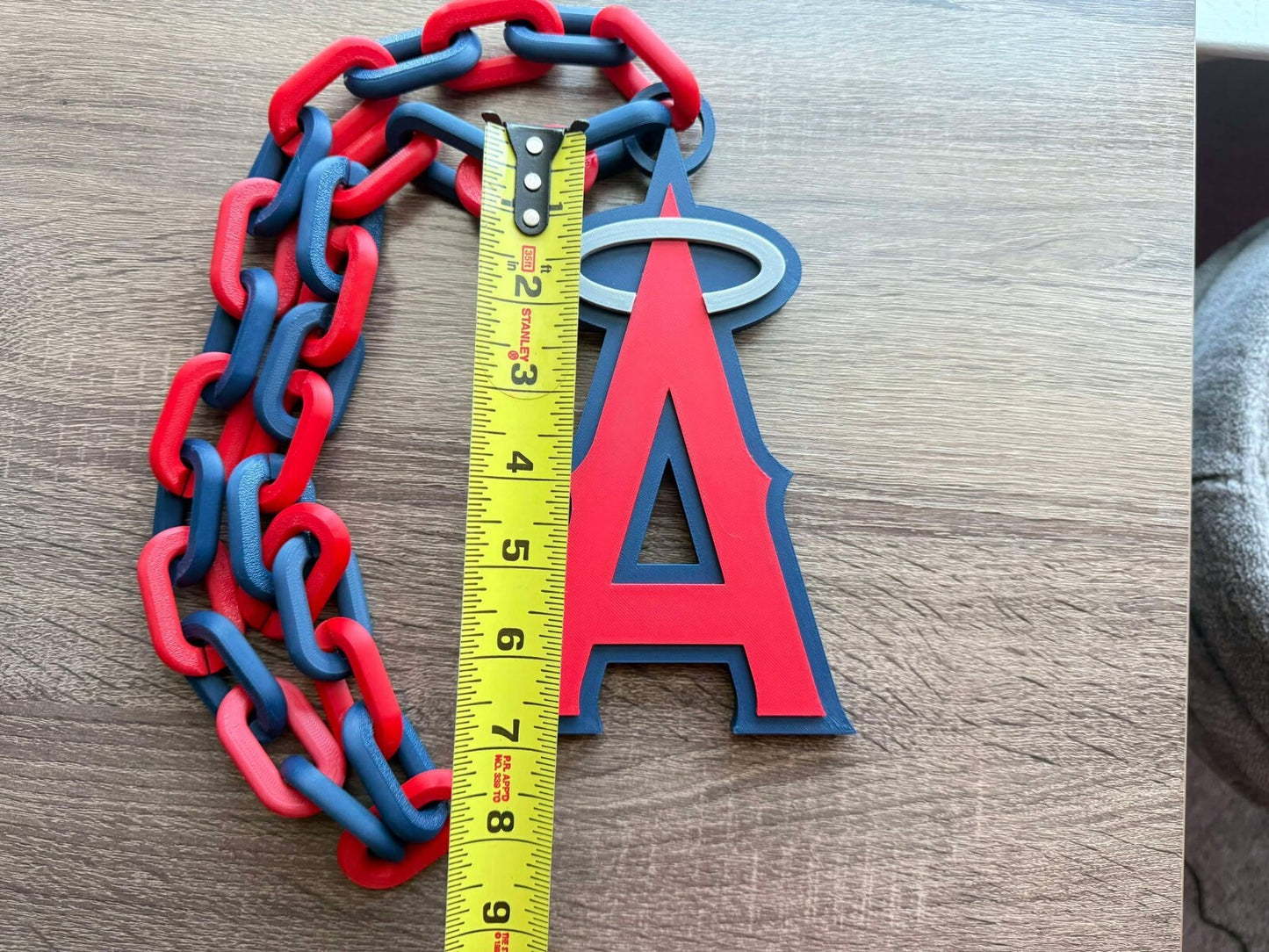 Los Angeles Angels Oversized Necklace, Hype Chain [Made To Order]
