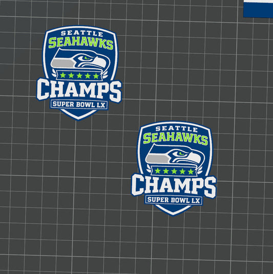 Football Seattle Seahawks Champions Themed Mjolnir Thor's Hammer