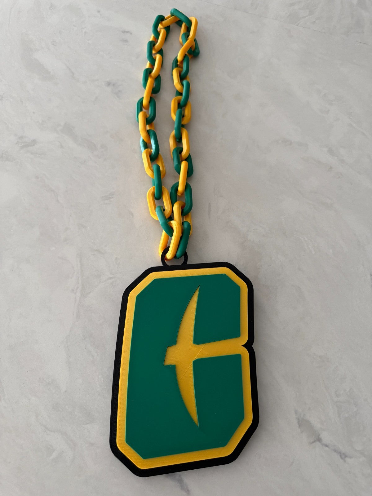 Charlotte 49ers Logo Necklace Oversized Turnover Chain HandMade 3D Printed