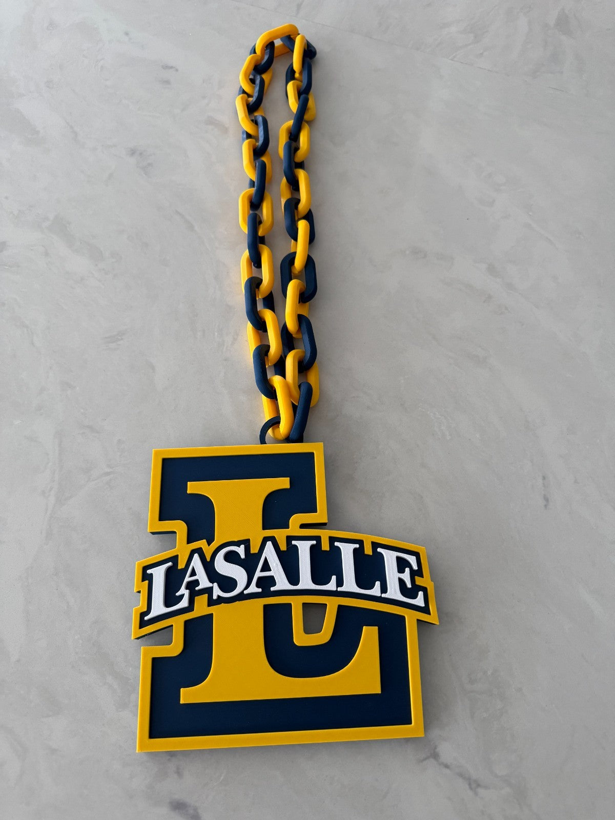 La Salle Explorers Oversized Necklace Hype Chain HandMade 3D Printed