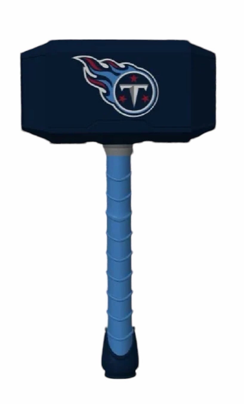 Titans Football Themed Mjolnir Thor's Hammer
