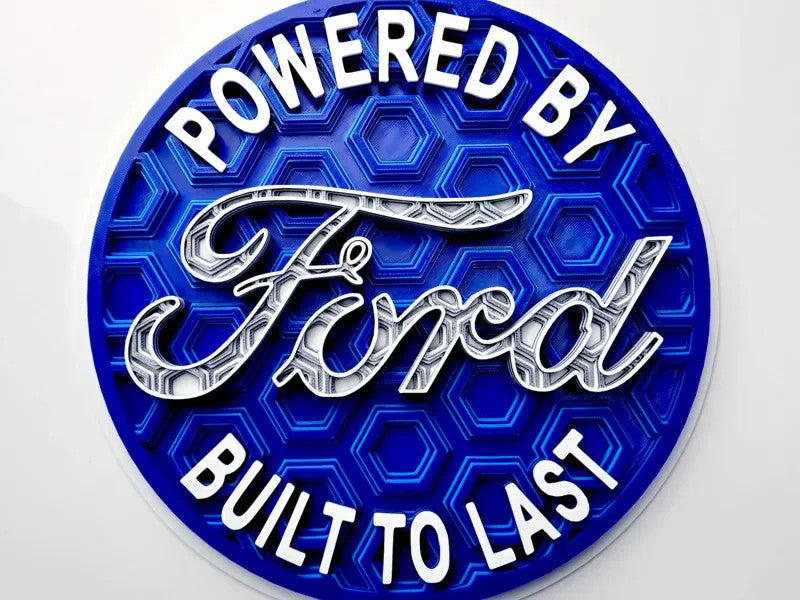 Car Companies Wall Art Or Display 3D printed Dimensional Mosaic