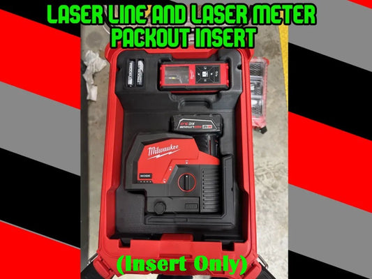 Milwaukee Laser Distance Meter and Laser Line PACKOUT Insert Only