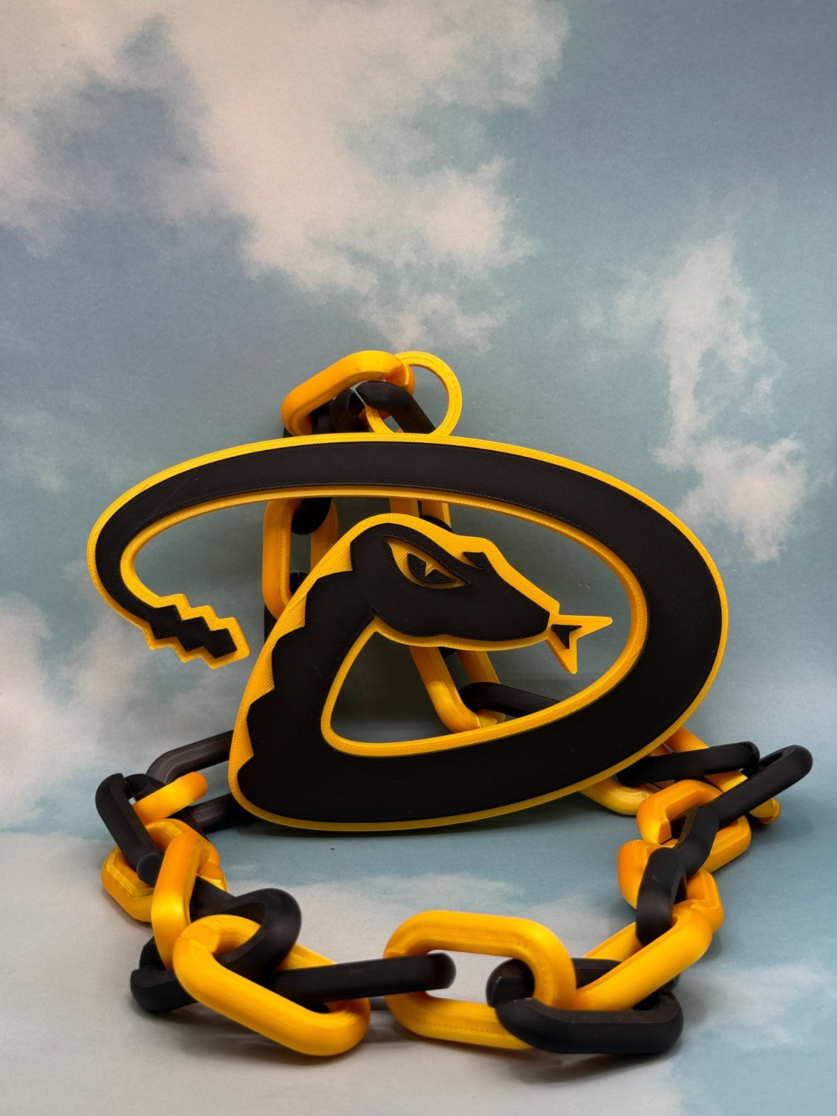 Arizona Diamondbacks Oversized Logo Fan Necklace and Chain