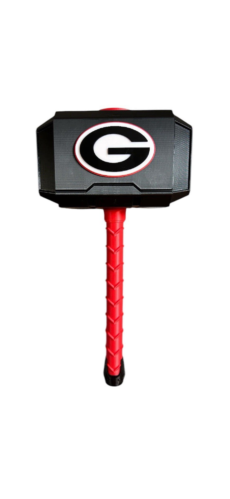 Georgia Bulldogs NCAA Mjolnir Thor Hammer. 3D Printed Fan Art