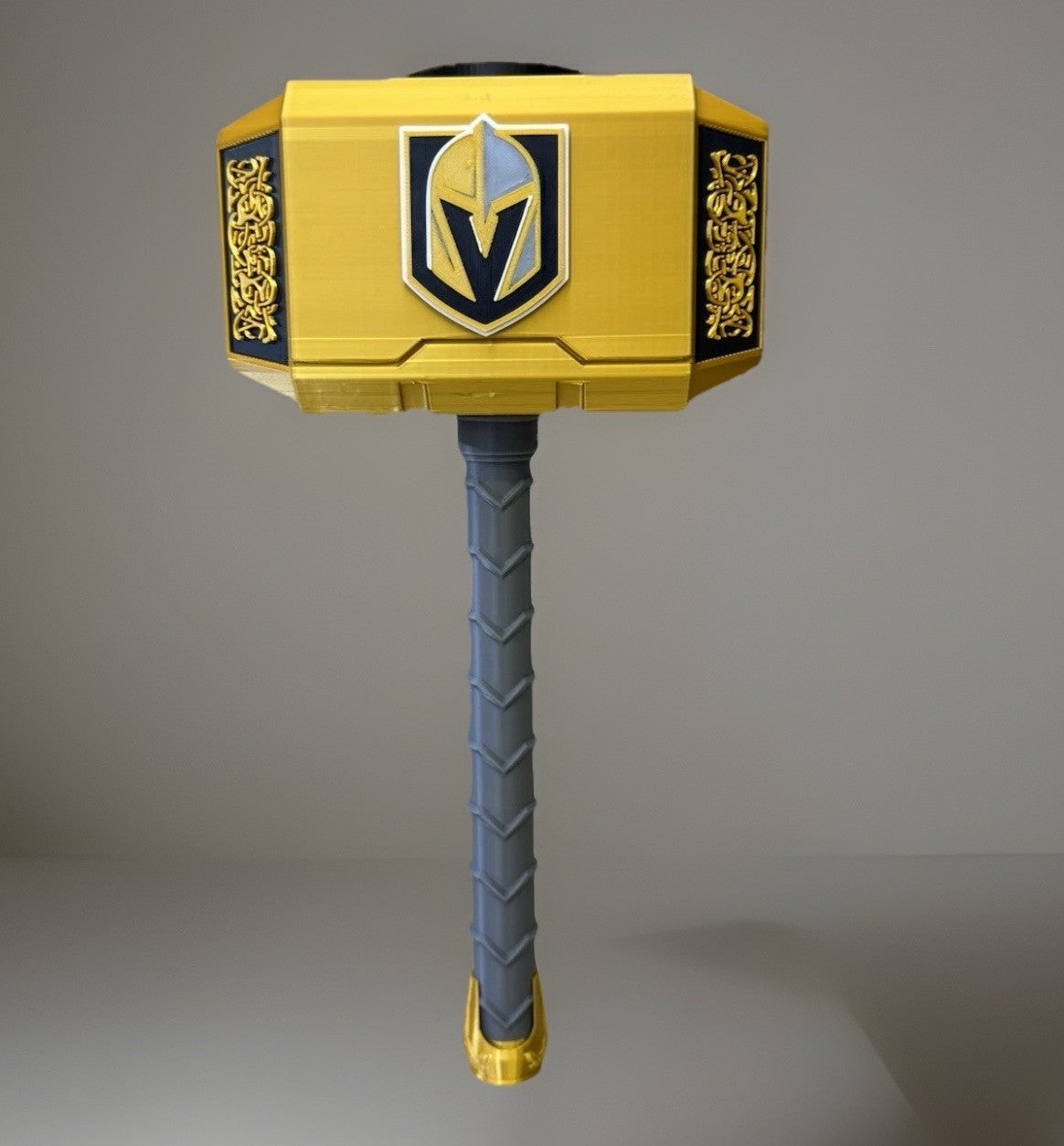 Las Vegas Golden Knights 13” Thor Hammer & Rock NHL Hockey Sports Unique Gifts