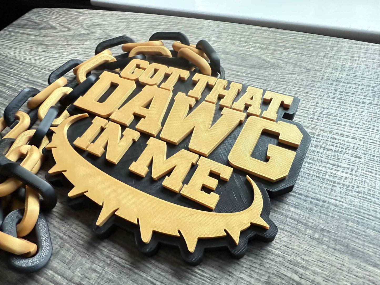 Got That Dawg In Me Oversized Necklace, Hype Chain [Made To Order]