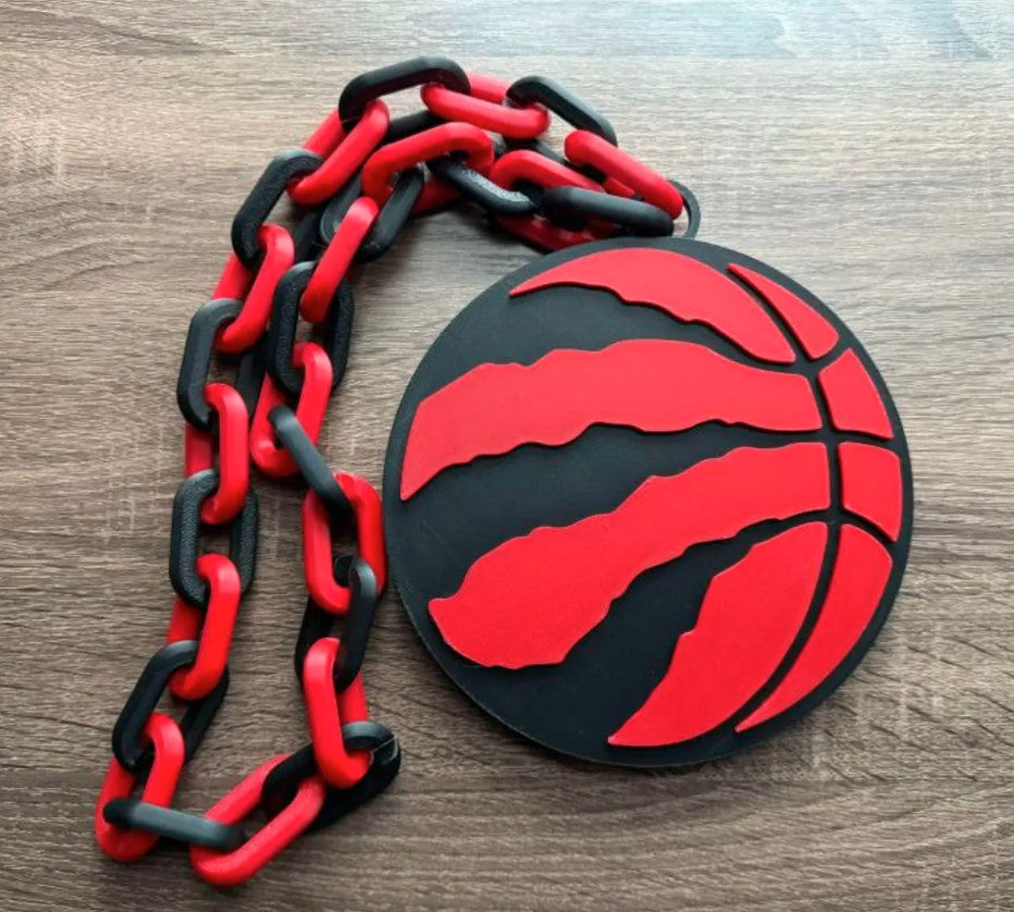 Toronto Raptors 3D Printed Sports Chain, Necklace