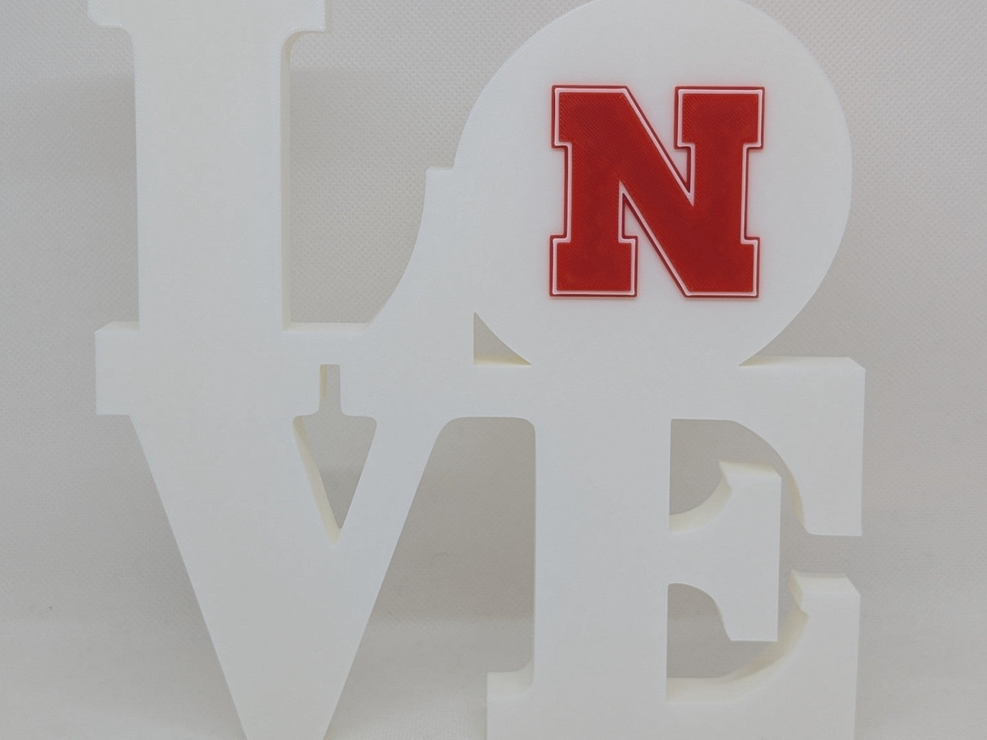 University Of Nebraska Cornhuskers Huskers 3D Printed Wall Sign