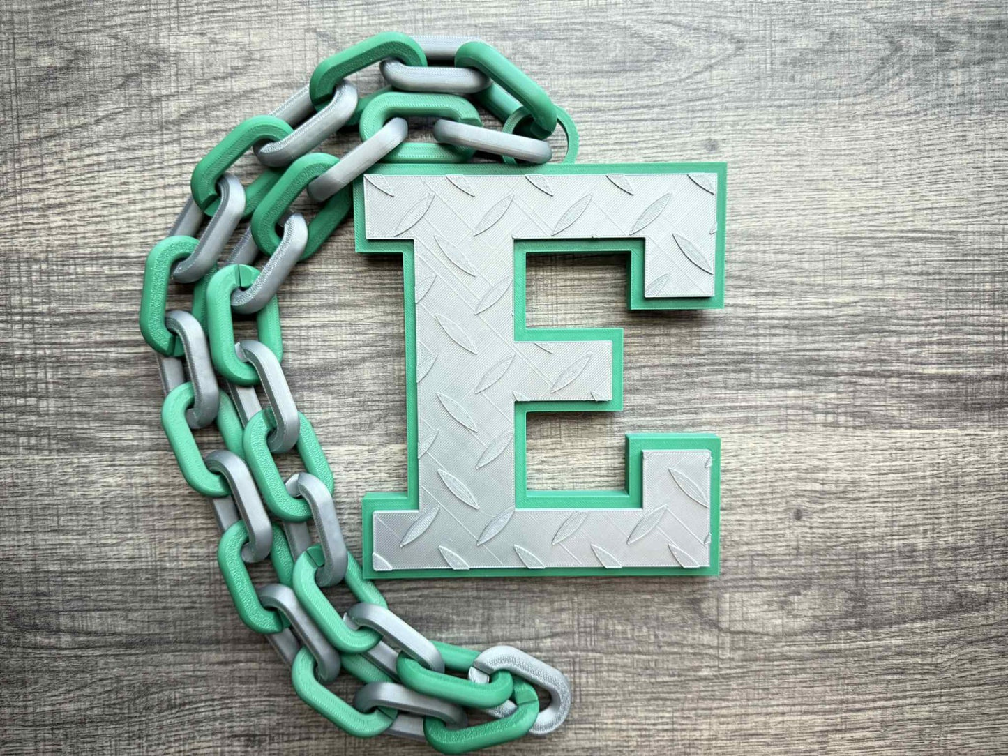 Eastern Michigan Eagles Logo Oversized Necklace, Pendant Chain