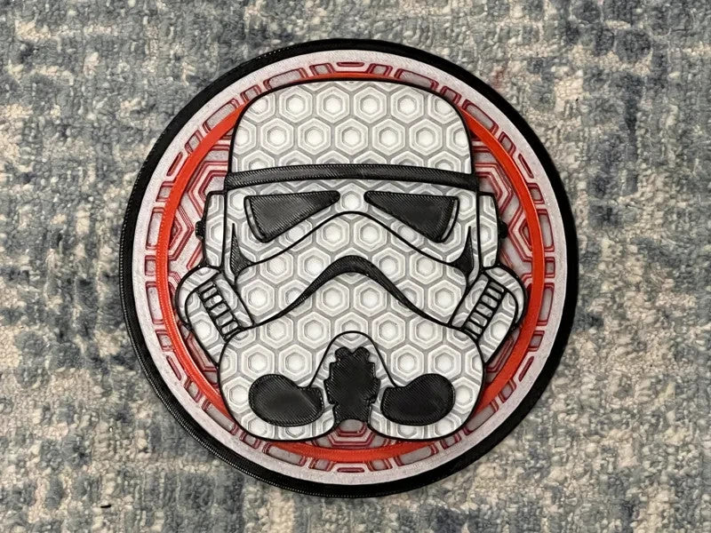 Star Wars Themed Wall Art Or Display 3D printed Dimensional Mosaic