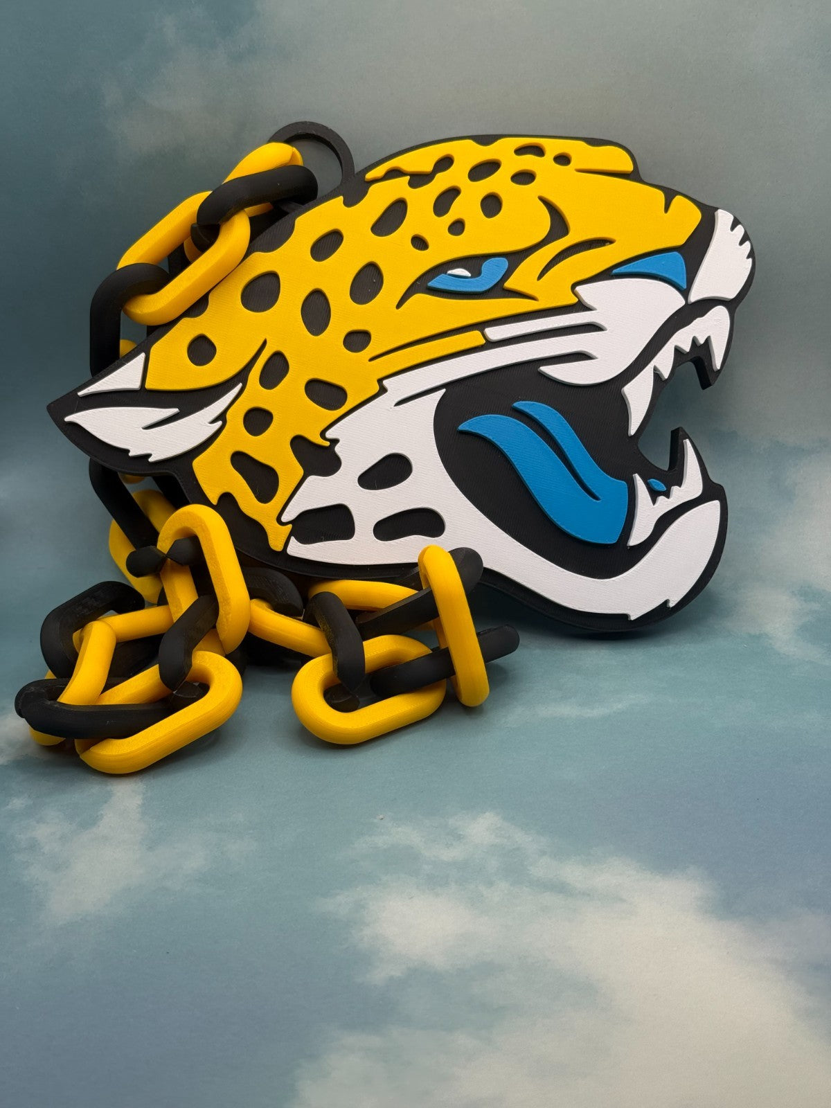 Jacksonville Jaguars Oversized Necklace Chain “Jax. It's Easier Here.”