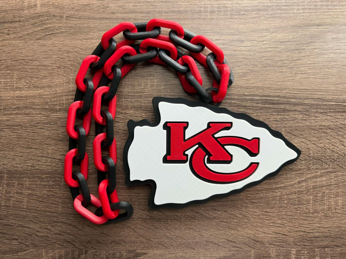Kansas City Chiefs 3D Printed Sports Chain, Necklace [Made To Order]