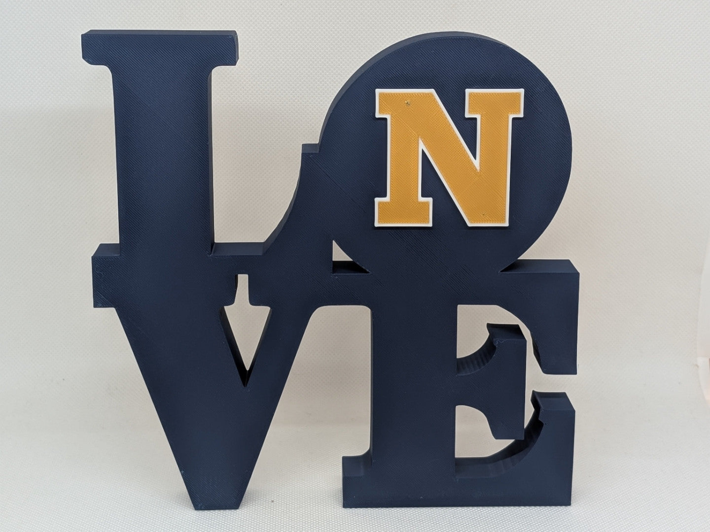 United States Navy Football Love Park Sign 3D Printed Wall Sign
