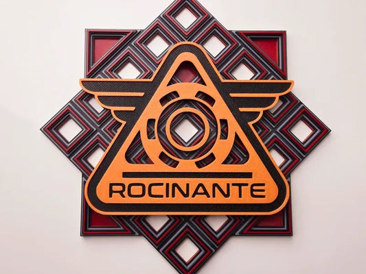 The Expanse Rocinante Wall Art Or Display 3D printed Grid Mosaic