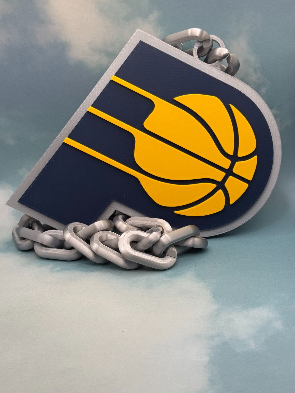 Indiana Pacers Oversized Necklace Pendant Handmade 3D Printed