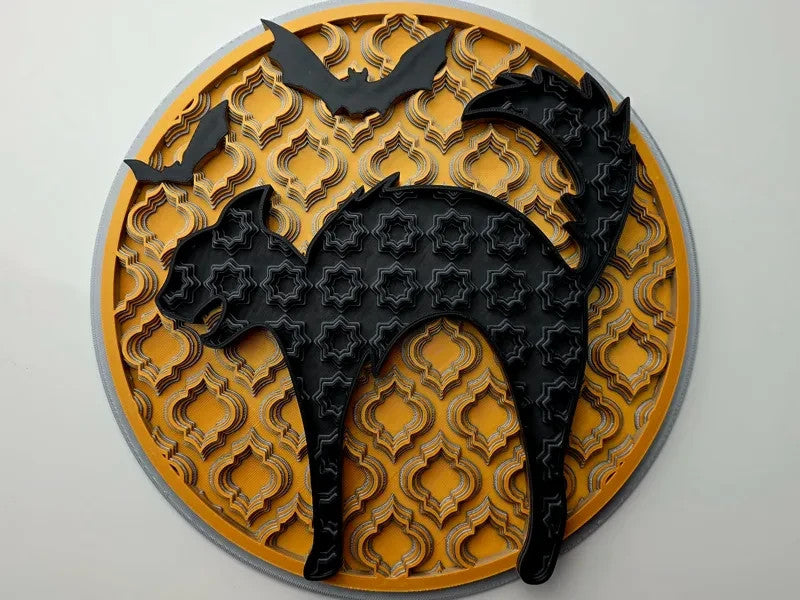 Halloween Wall Art Or Display 3D print Dimensional Mosaic