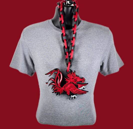 South Carolina Gamecocks Fan Chain NCAA Turnover Chain Logo Oversized Necklace