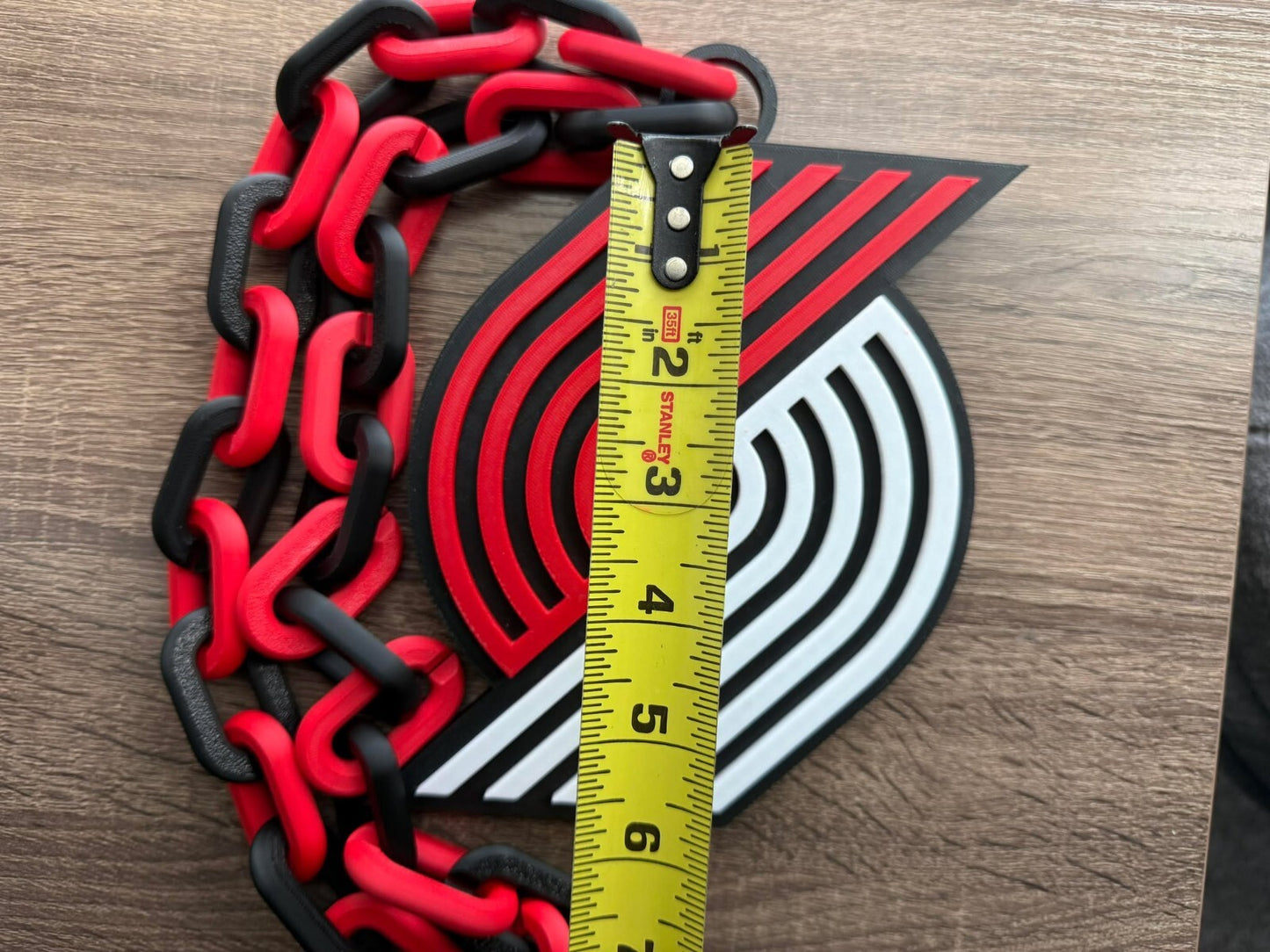 Portland Trail Blazers Oversized Necklace, Pendant