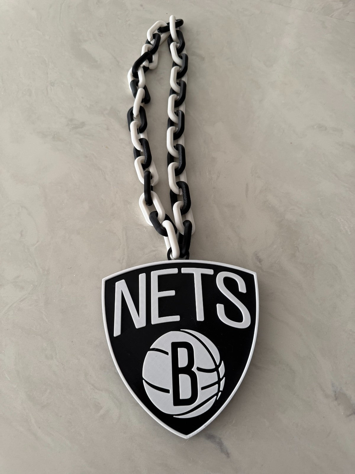 Brooklyn Nets Oversize Logo Necklace Hype Chain