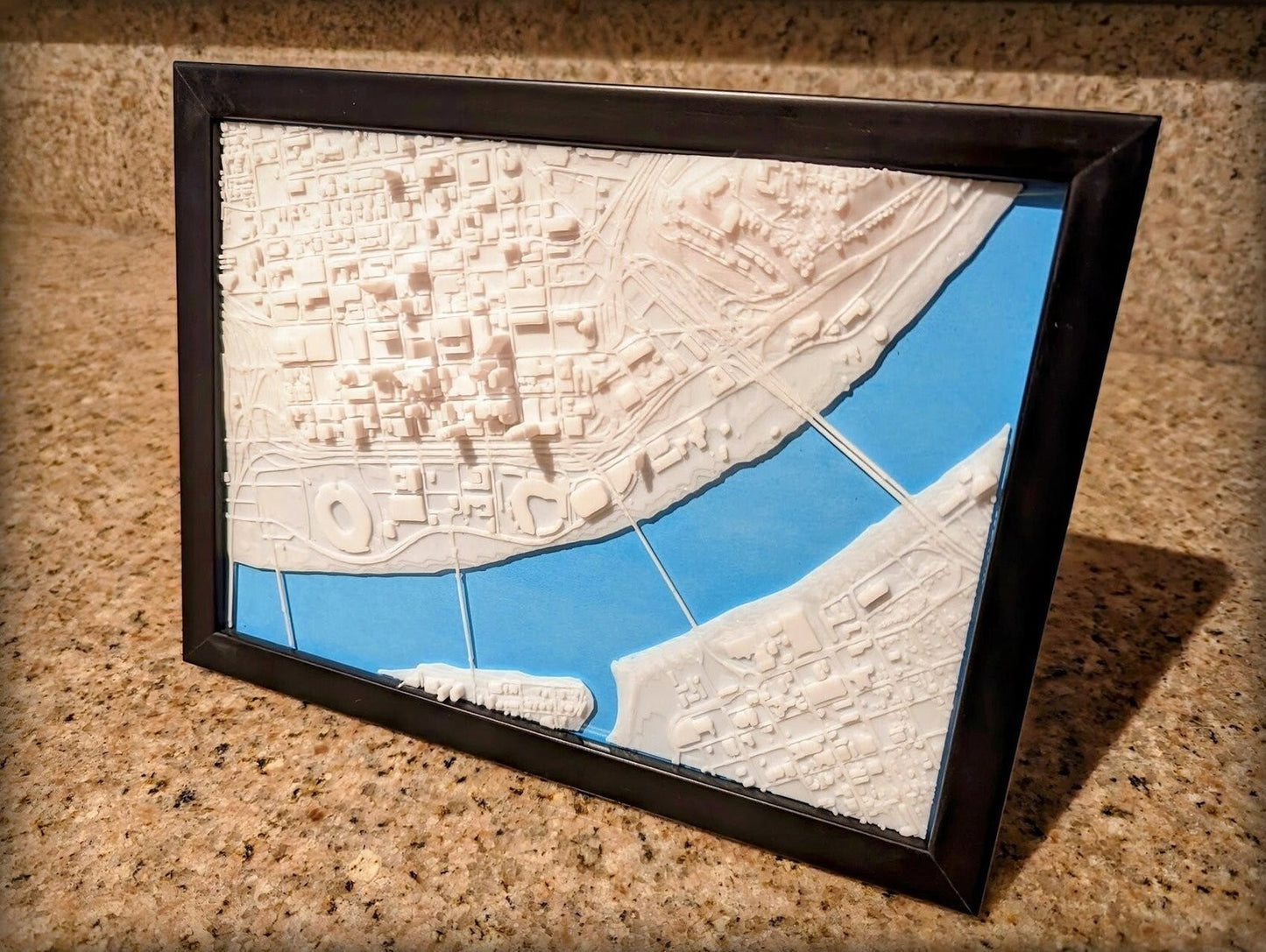 Cincinnati Ohio USA 3D City Map