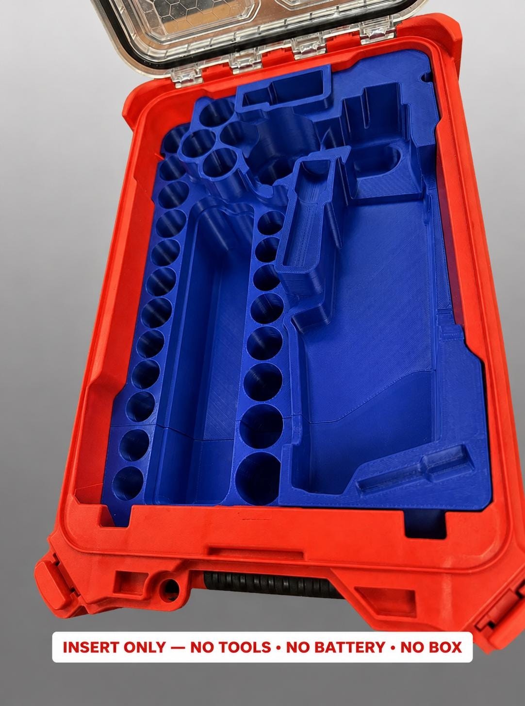 Milwaukee Packout Insert for M12 Fuel 3/8 in. High Speed Ratchet + 43pc Socket