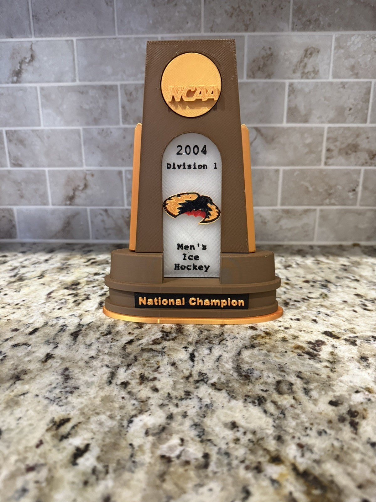 Denver pioneers 2004/2005 hockey national champion  3d print custom