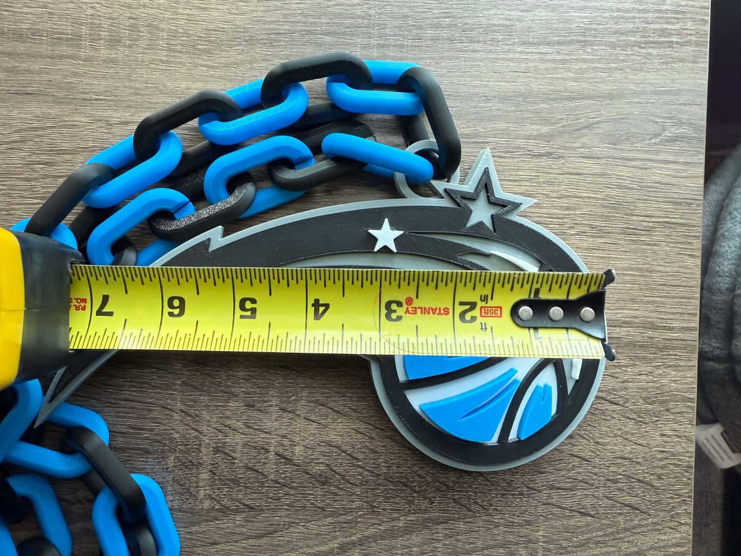 Orlando Magic Oversized Necklace, Pendant Chain