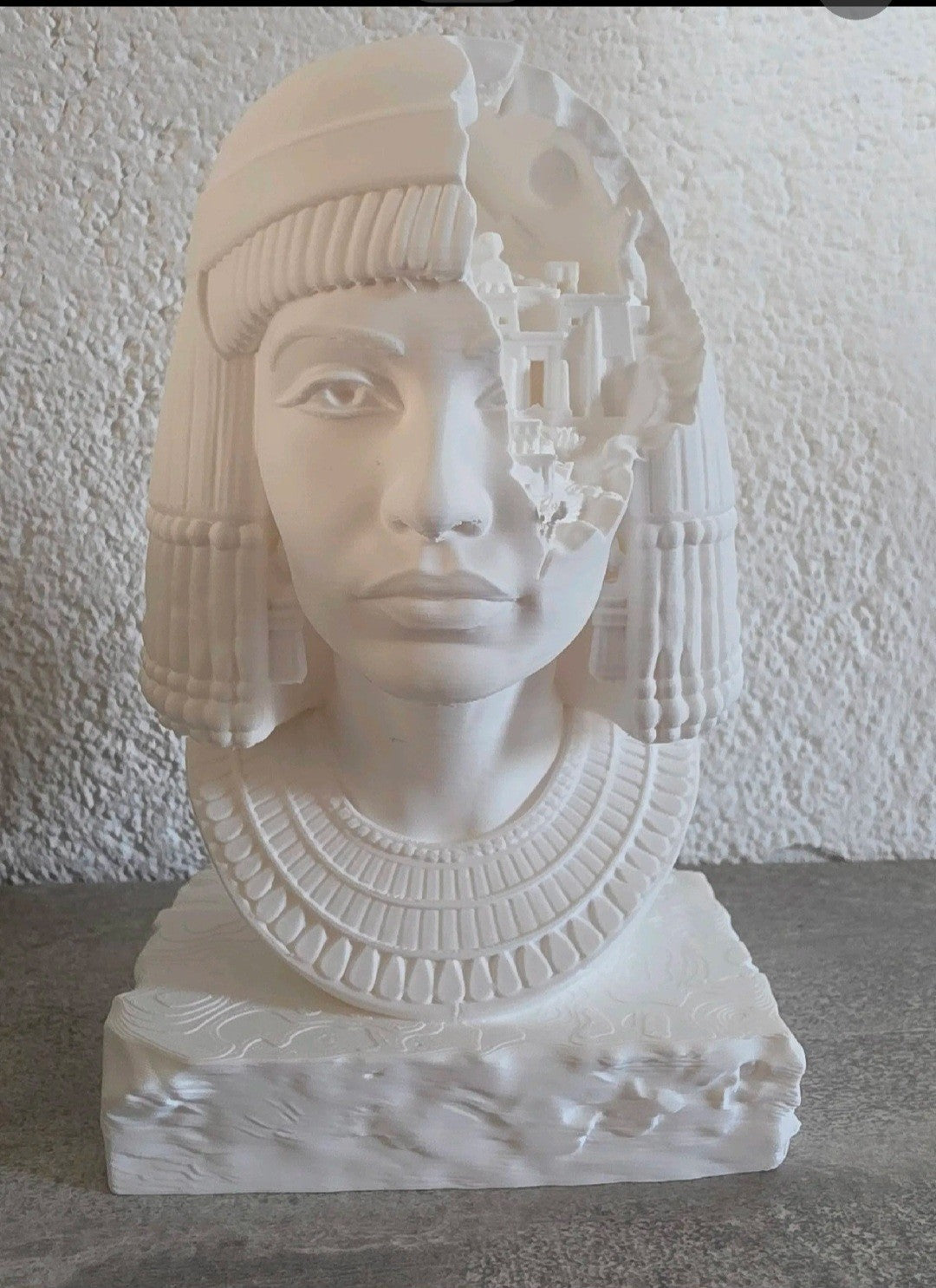 Egyptian Woman Bust 3D Printed