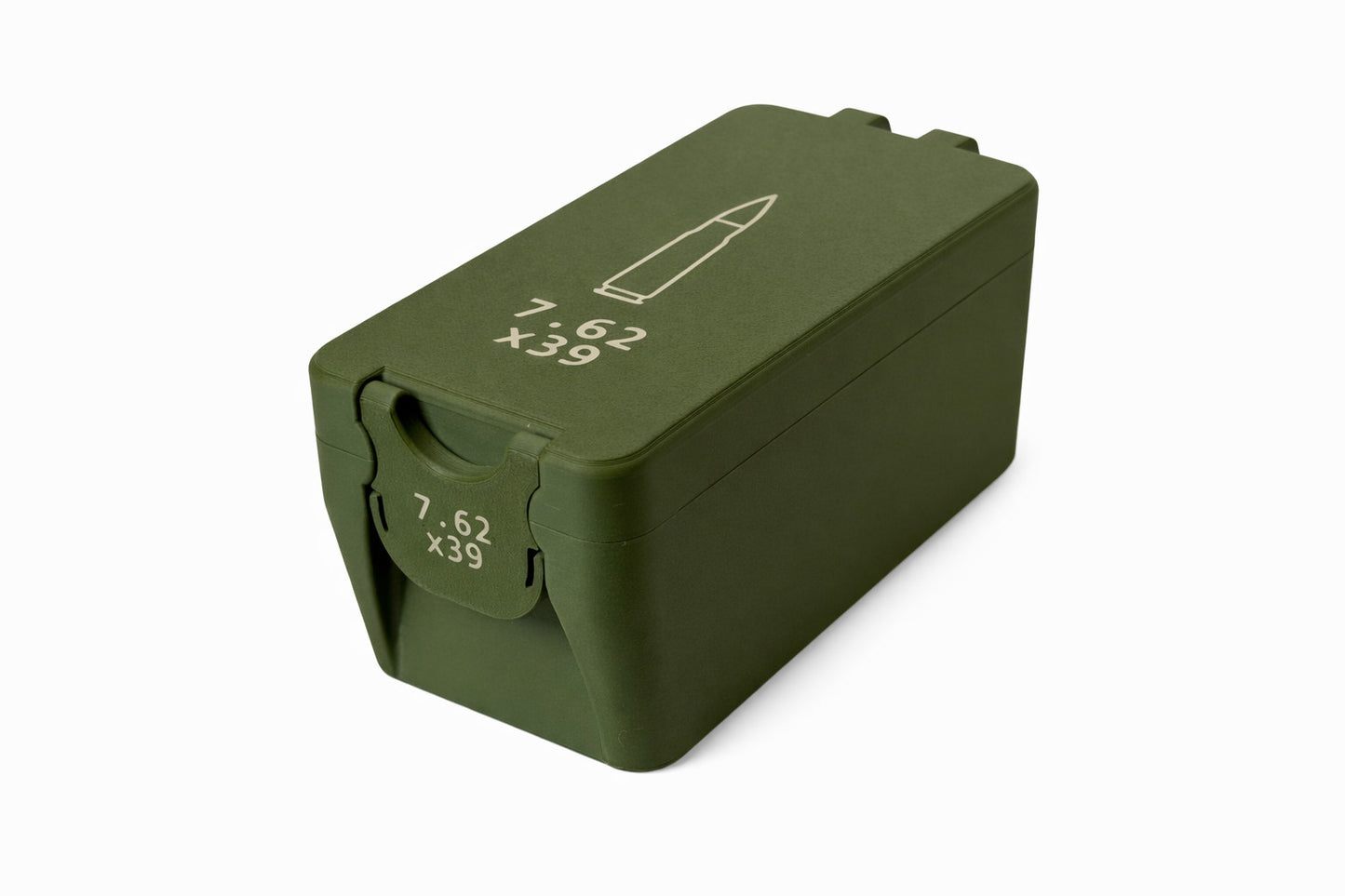 7.62x39 Ammo Box – 50 Rounds - Snap Close Storage Box | Fully Customizable