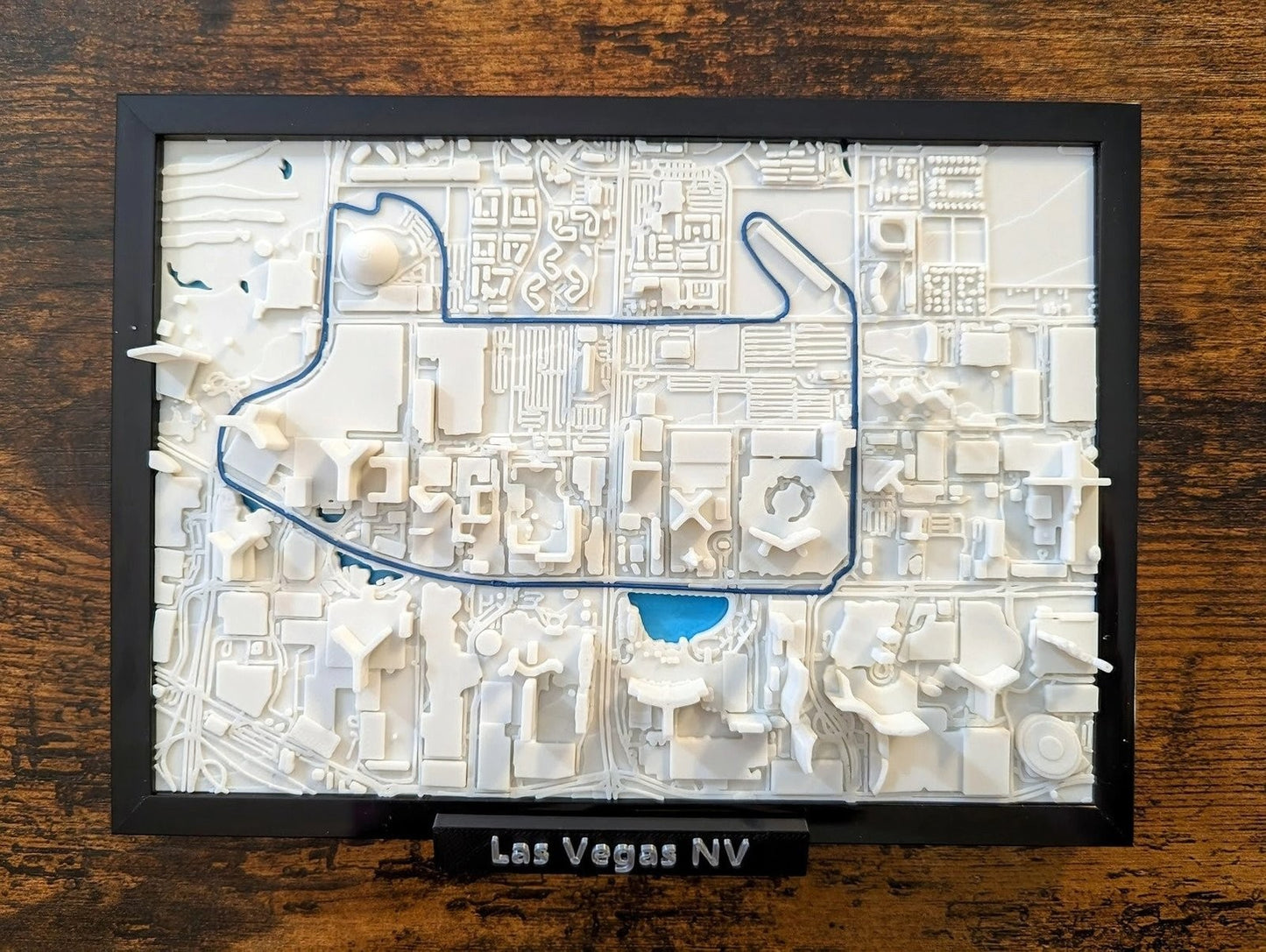 Las Vegas F1 Racing F1 Circuit 3D Map