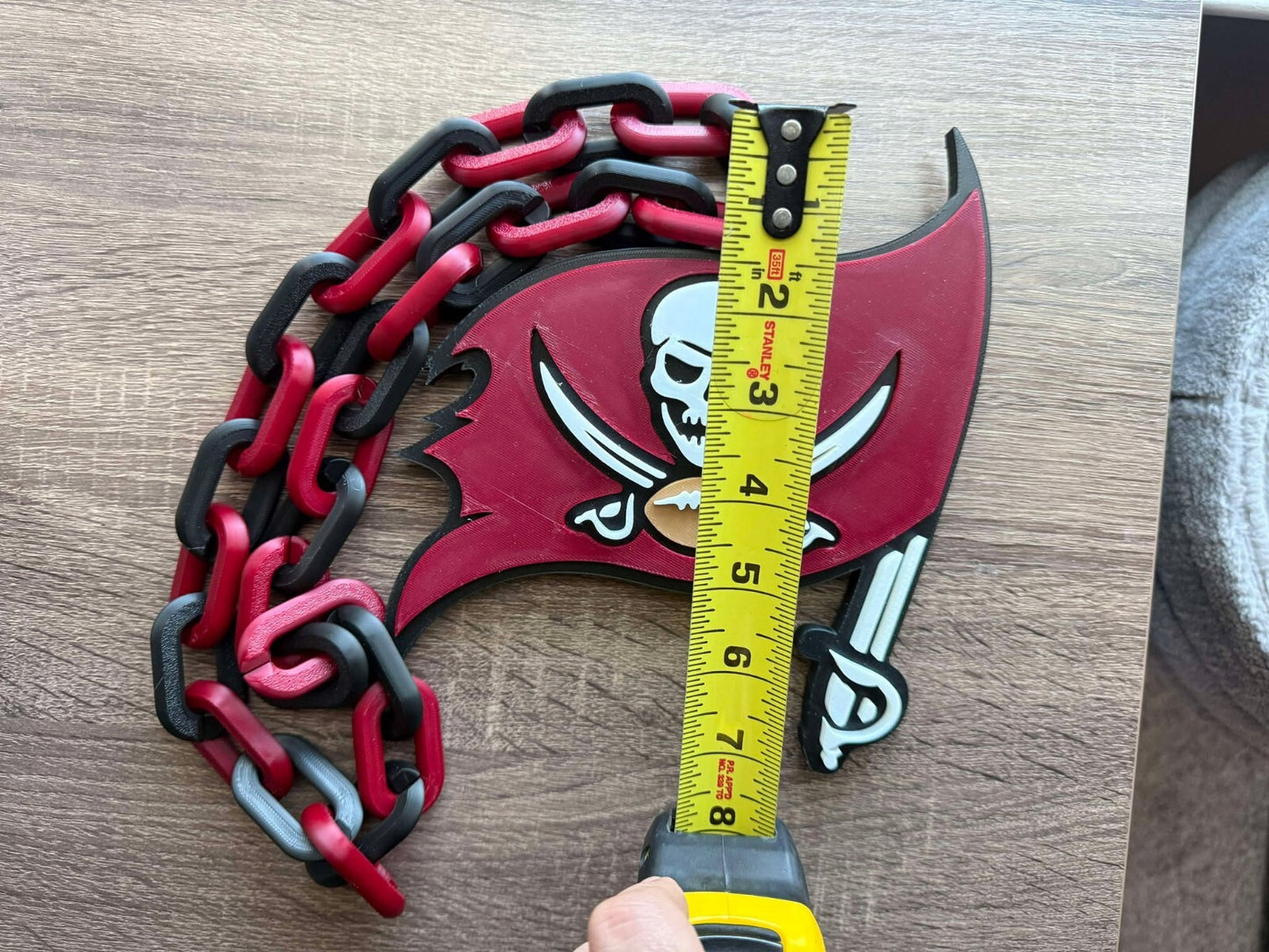 Tampa Bay Buccaneers Oversized Sports Chain, Necklace Hype Chain [Made To Order]