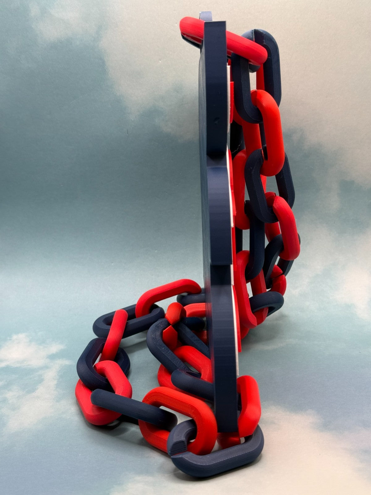 Duquesne Dukes Oversized Necklace, Turnover Hype Chain HandMade 3D Printed