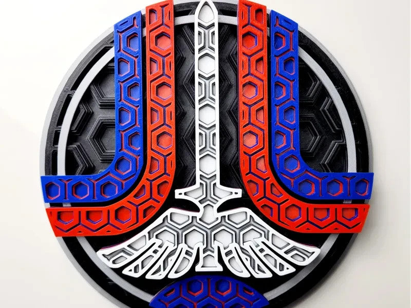 The Last Starfighter Wall Art Or Display 3D printed Dimensional Mosaic