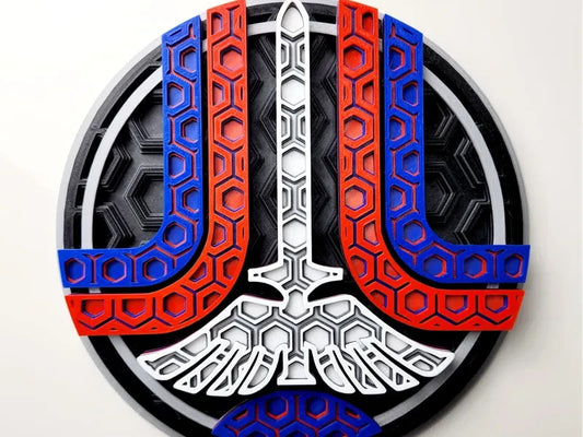 The Last Starfighter Wall Art Or Display 3D printed Dimensional Mosaic