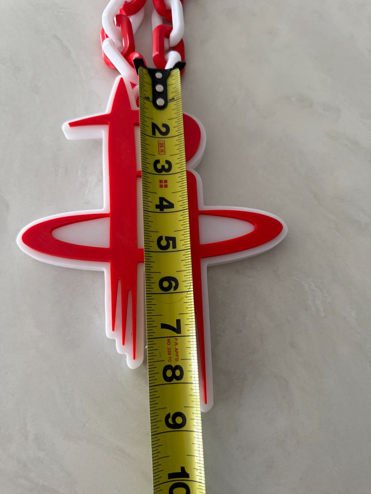 Houston Rockets Logo Oversized Necklace Pendant Handmade 3D Printed