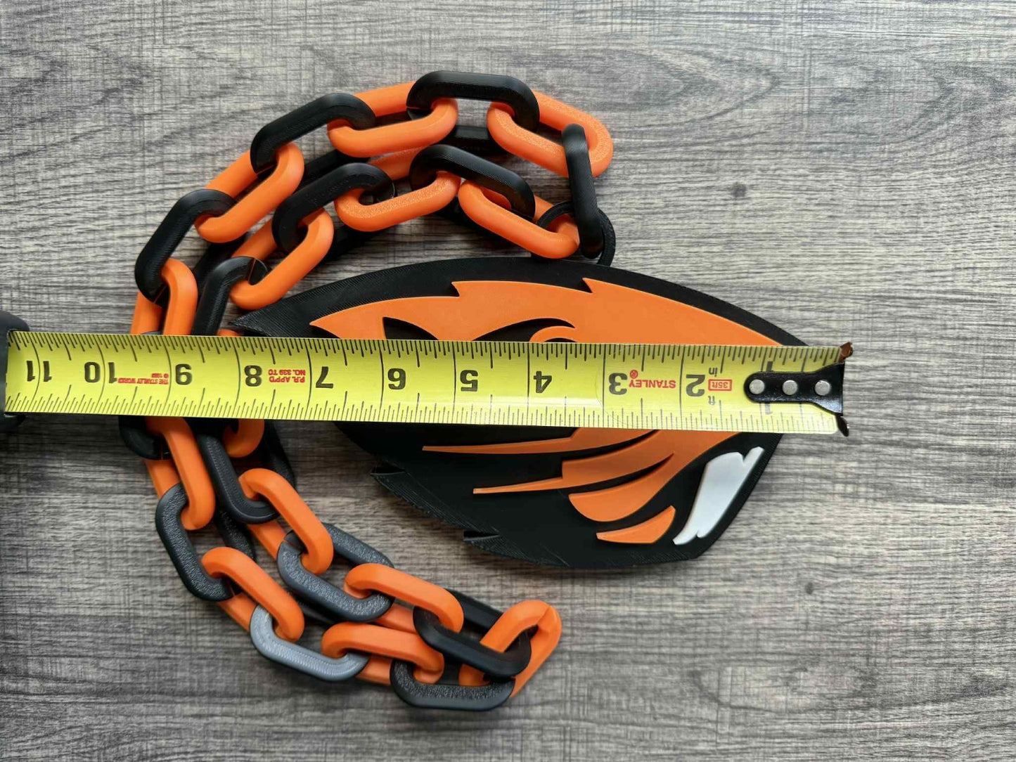 Oregon State Beavers Logo Oversized Necklace, Pendant Chain